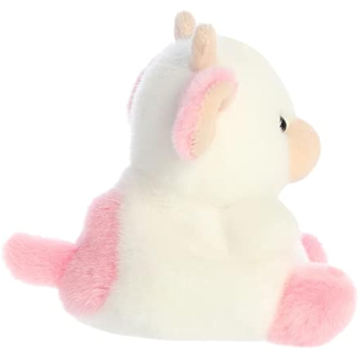 Aurora® Adorable Palm Pals™ Belle Strawberry Cow™ Stuffed Animal - Fun Collectible Plush for Kids and Adult Collectors - Perfect for Decorating Rooms and Birthday Gifts - Pink 6 Inches
