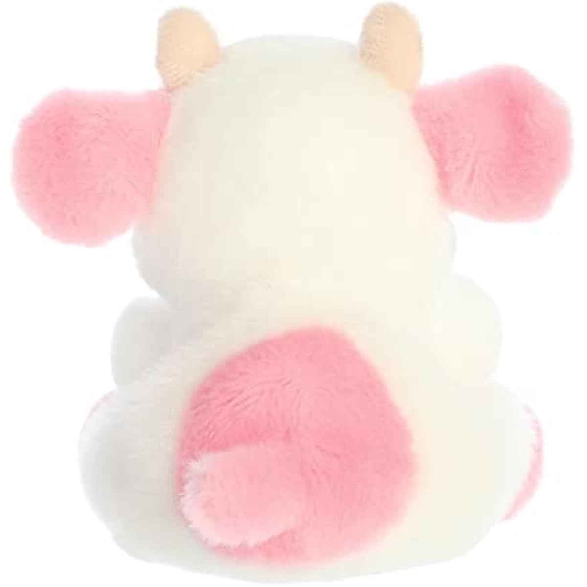 Aurora® Adorable Palm Pals™ Belle Strawberry Cow™ Stuffed Animal - Fun Collectible Plush for Kids and Adult Collectors - Perfect for Decorating Rooms and Birthday Gifts - Pink 6 Inches