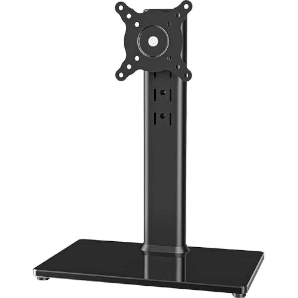 single lcd computer monitor free-standing desk stand mount riser for 13-32 inch screen with swivel and height adjustable