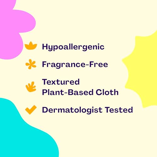 hello bello premium fragrance-free baby wipes with chamomile aloe extracts for sensitive skin, 12 resealable packs of 60ct each