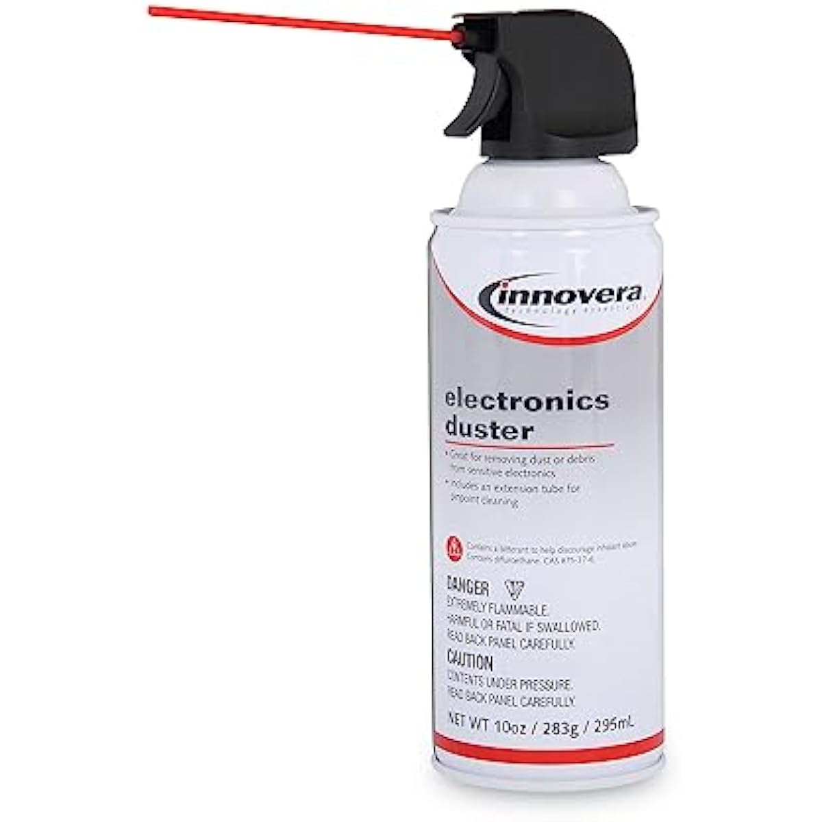 Innovera Compressed Air Duster Cleaner, 10 oz Can, 6/Pack