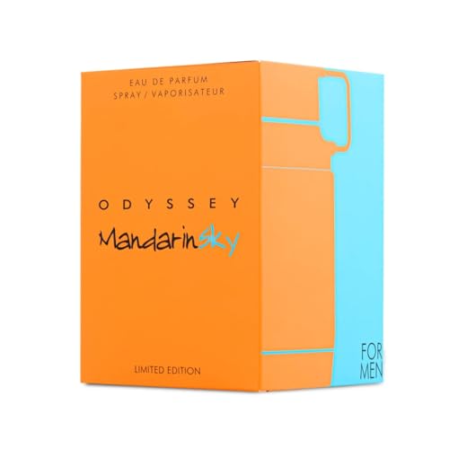 Armaf Odyssey Mandarinsky Limited Edition Eau De Parfum Spray 3.4 oz for Men Long-lasting Fragrance