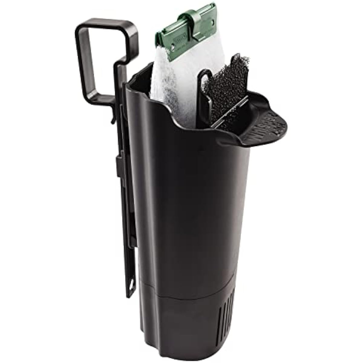 Tetra Whisper Internal Power Filter for 5 to 10 gallon aquariums, in-tank filtration with air pump, black