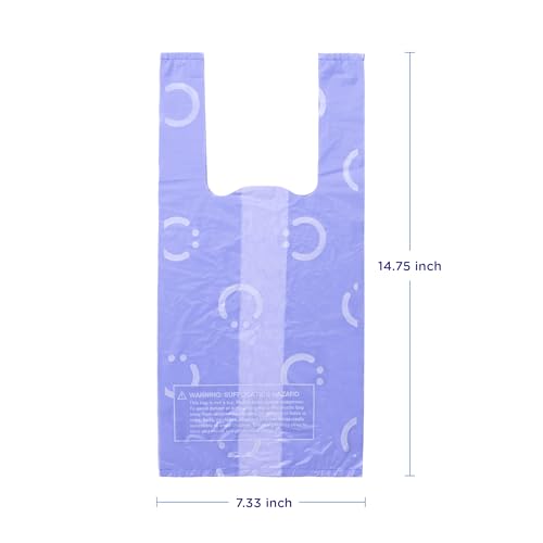 Ubbi Lavender Scented Disposable Diaper Sacks, Easy-To-Tie Tabs, 200 Count
