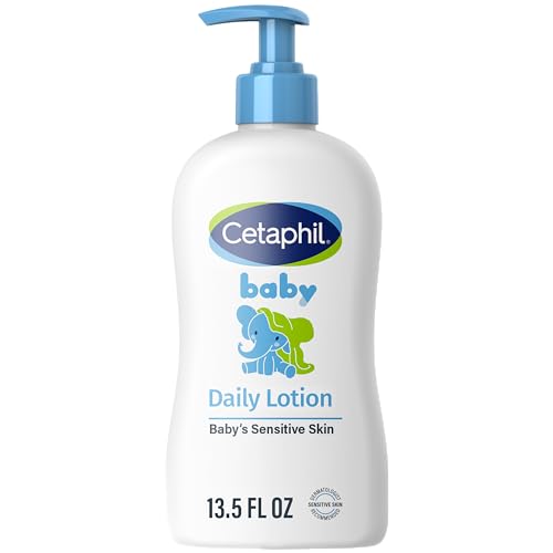 Calendula and Vitamin E baby lotion, 13.5 fl oz, organic and non-toxic ingredients for sensitive skin