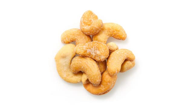 Yupik whole cashews, 2.2 lb, gluten-free, kosher, vegan, crunchy, savory snacks, lightly coated with salt