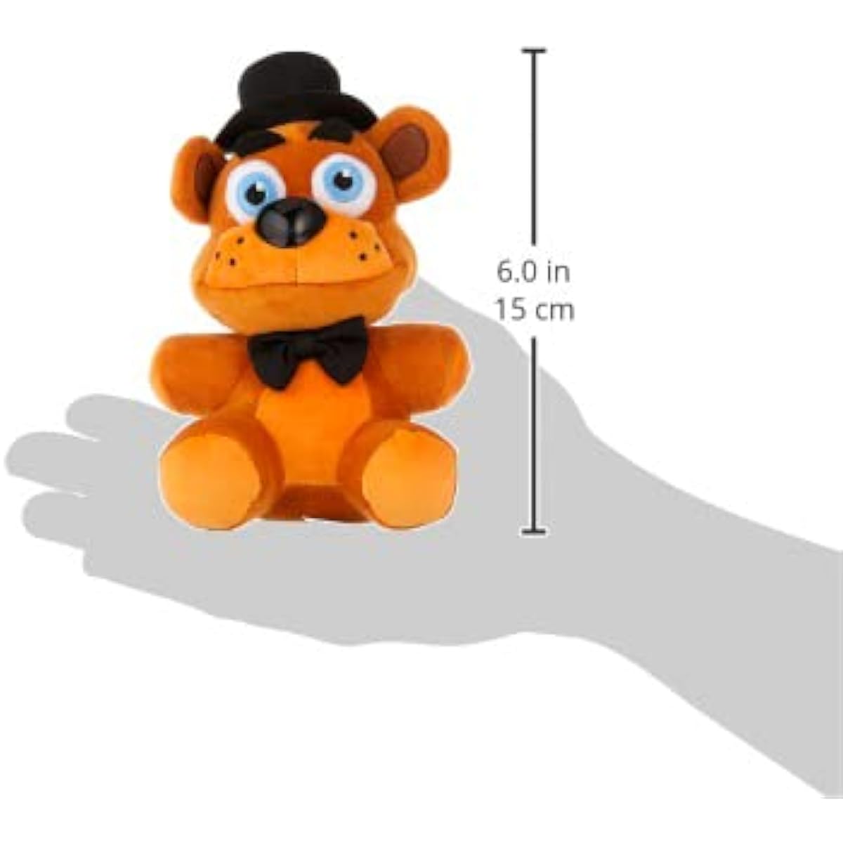 Funko Five Nights at Freddy's Fazbear 6" Plush, Brown, FNAF Collectible Toy