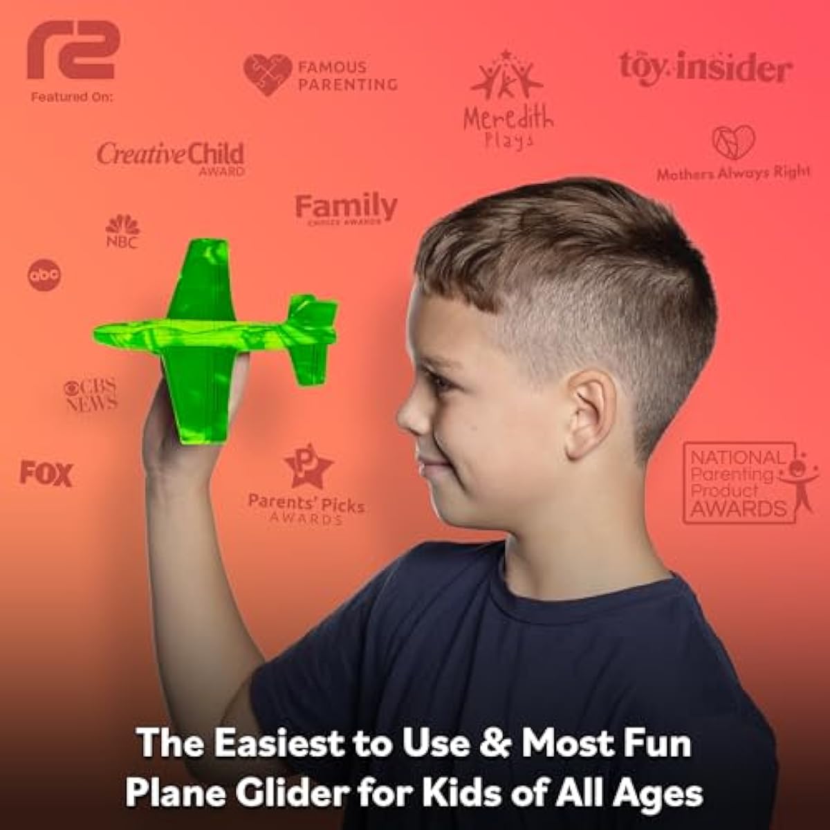 Foam Airplanes - Easter Basket Stuffers for Kids All Ages 4 5 6 7 8 9 10 Year Old - Best Toy Gift - Boy Toys Basket Stuffer Gifts - Fun Easter Gifts for Boys & Girls Party Favors - Air Plane Gift Idea