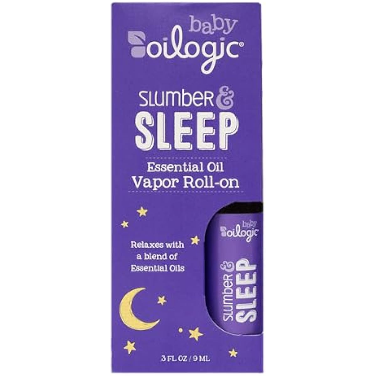 oilogic slumber & sleep roll-on essential oil for babies & toddlers gentle aromatherapy safe pediatrician-tested .3 fl oz