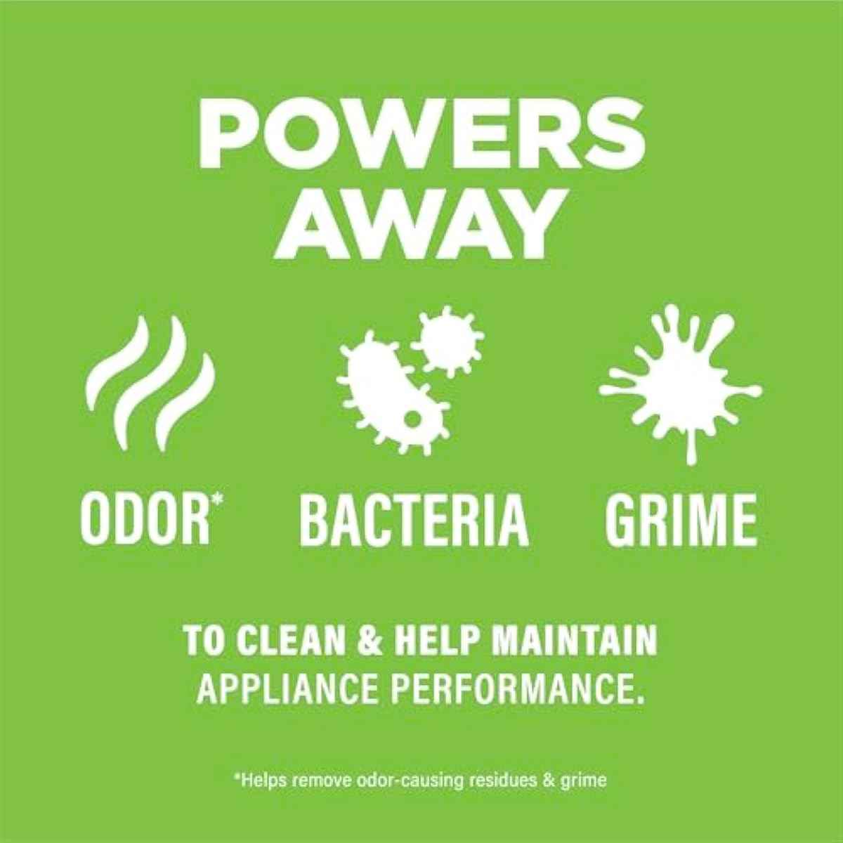 Affresh Washing Machine Cleaner, Helps Power Away Odor Causing Bacteria & Grime Deep Inside Pump, Valve & Hoses, 6 Time Release Tablets, 6 Month Supply