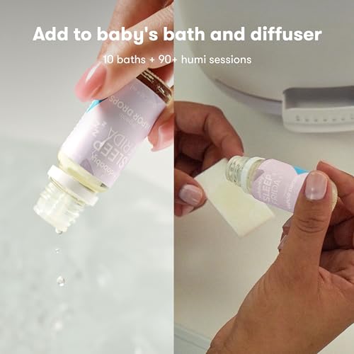 Frida Baby lavender essential oil bath drops, natural sleep vapor for relaxing bedtime aromatherapy