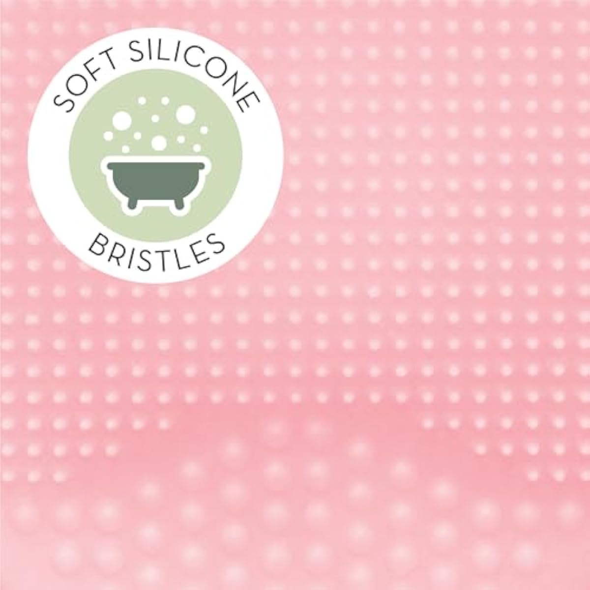 S&T INC. 2-inch silicone exfoliating and massaging cradle cap bath brushes, 2 pack, pink