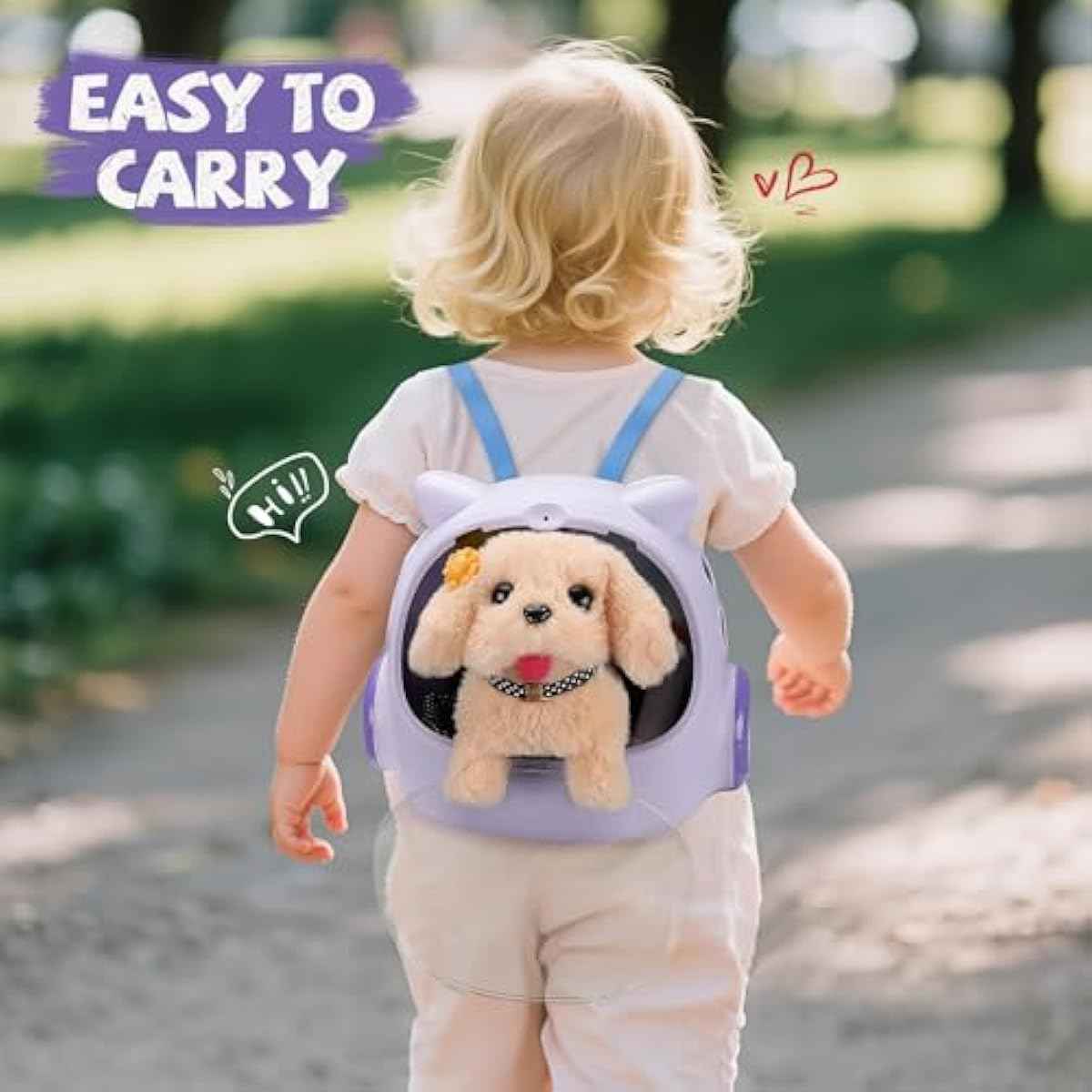 16 Pcs Robot Dog Toys for Girls, Toys for 3 4 5 6 7 8 Year Old Girls Kids Boys, Realistic Robot Puppy Toddlers Girl Toy for 5-7 6-8, Ideas Birthday Gifts for Girl 3 4 5 6 Year Old