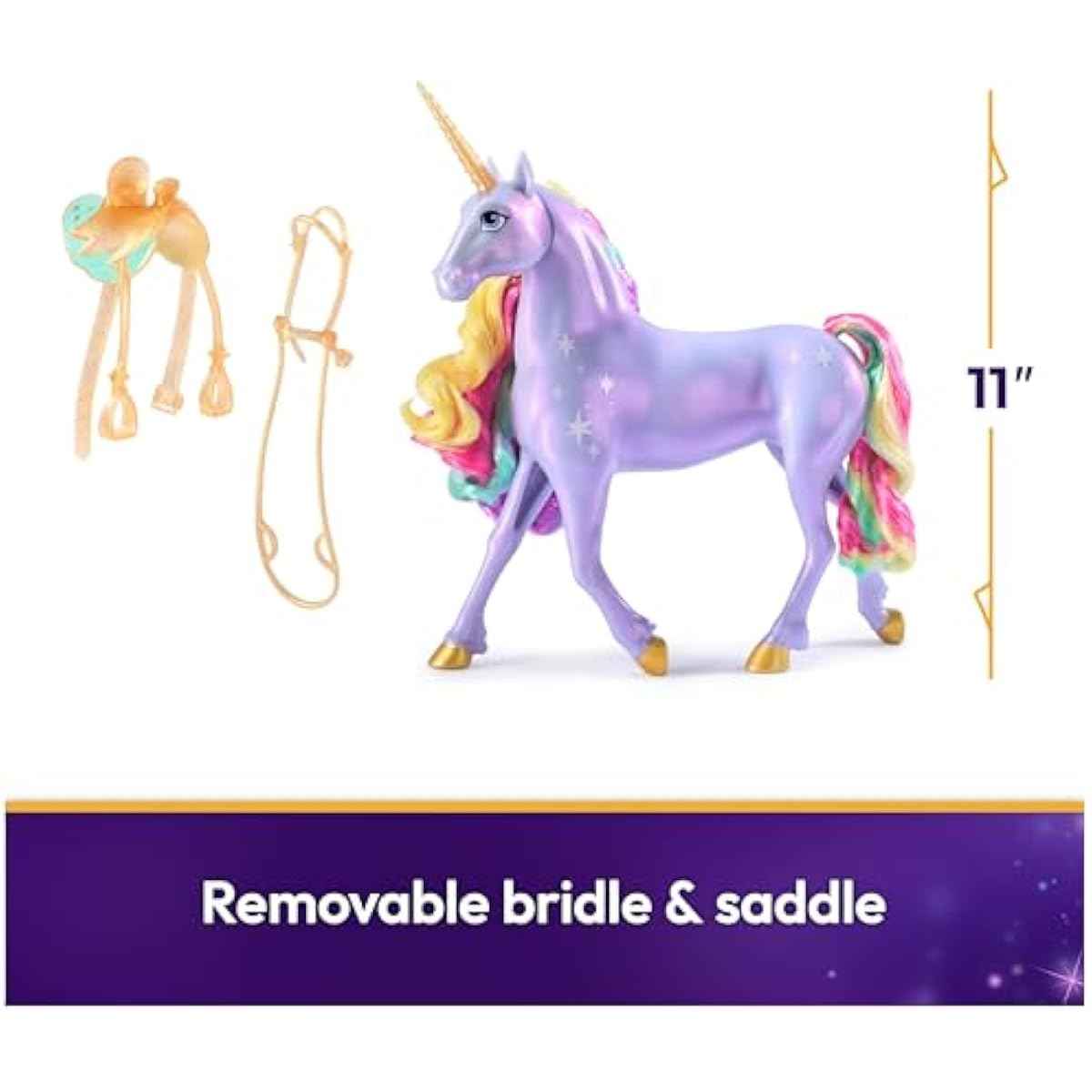 Unicorn Academy, Interactive Rainbow Light-up Wildstar with Lights, Sounds & Music, Dolls & Unicorn Toys, Gifts & Stocking Stuffers for Girls Ages 4 and up