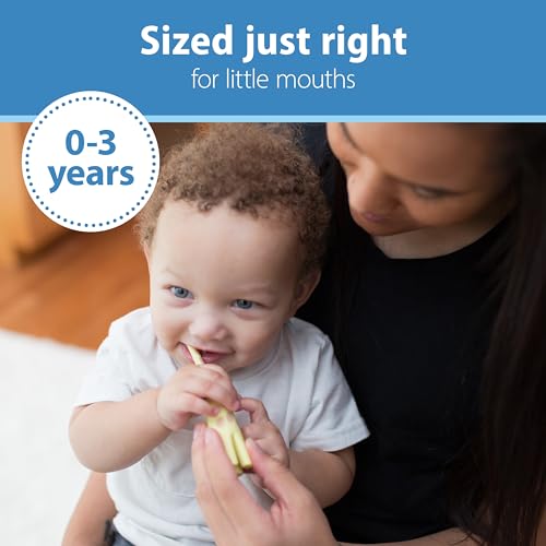Dr. Brown's Infant-to-Toddler Toothbrush, BPA-Free, Soft Bristles, Ages 0-3, Giraffe Design