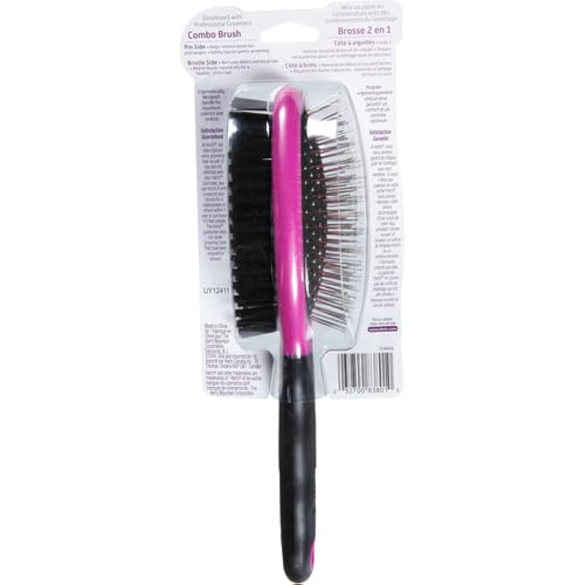 Hartz Groomer's Best Combo Dog Brush, Multi-Colored
