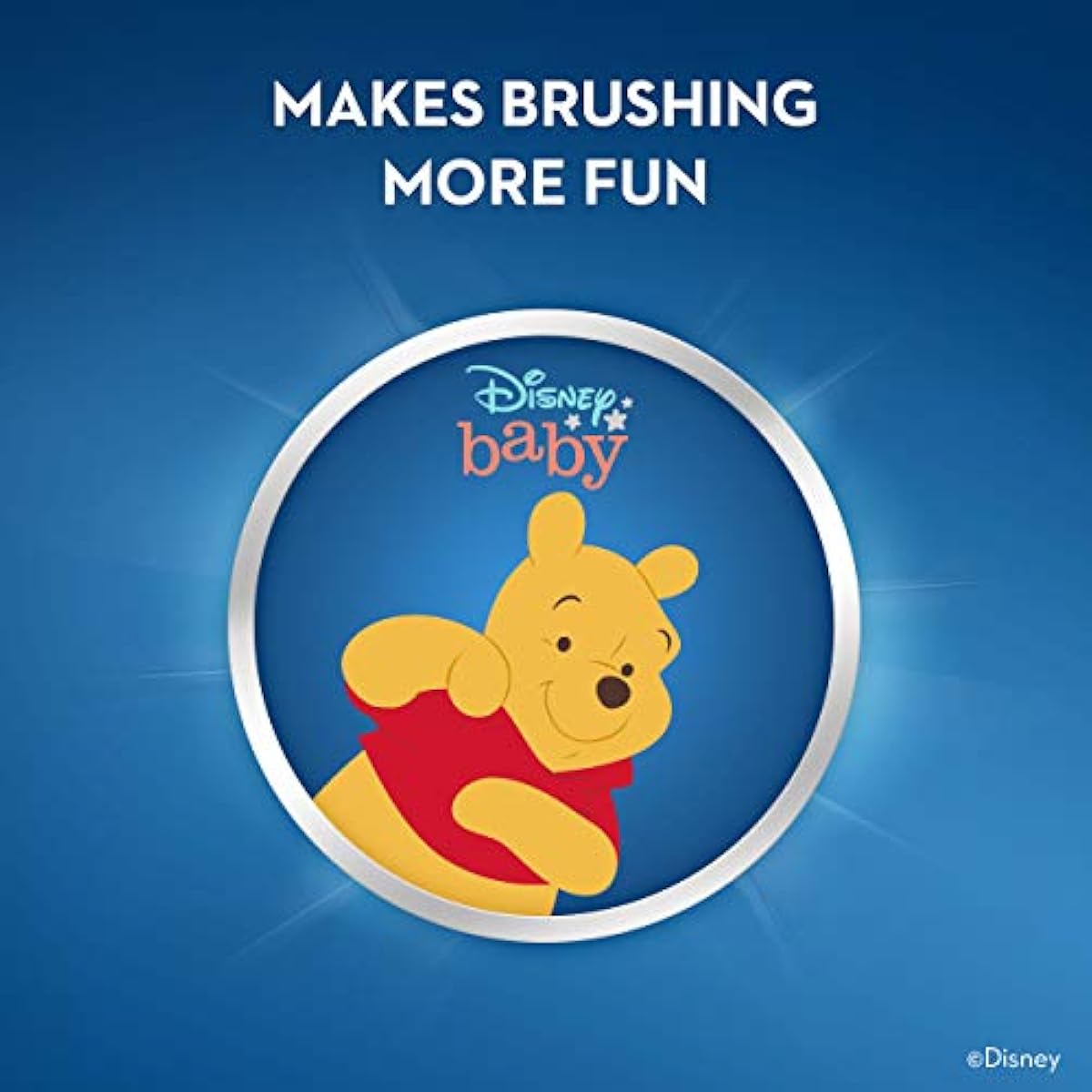oral-b baby toothbrush pooh 0-3 years baby soft bristles manual 1 count
