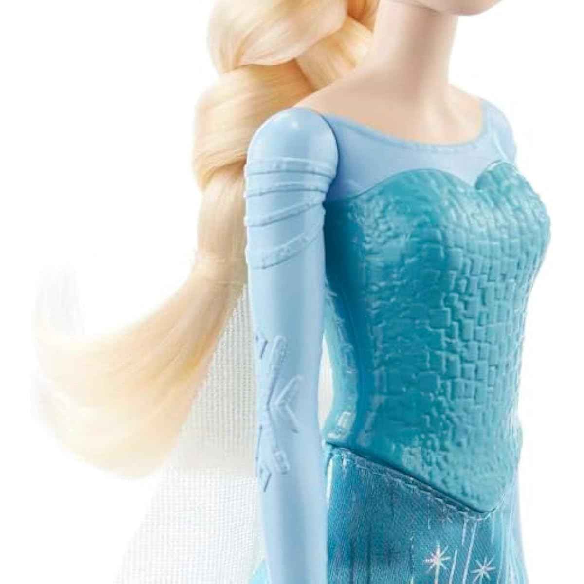 Mattel Disney Princess Dolls, Elsa Posable Fashion Doll with Signature Clothing and Accessories, Disney's Frozen Movie Toys