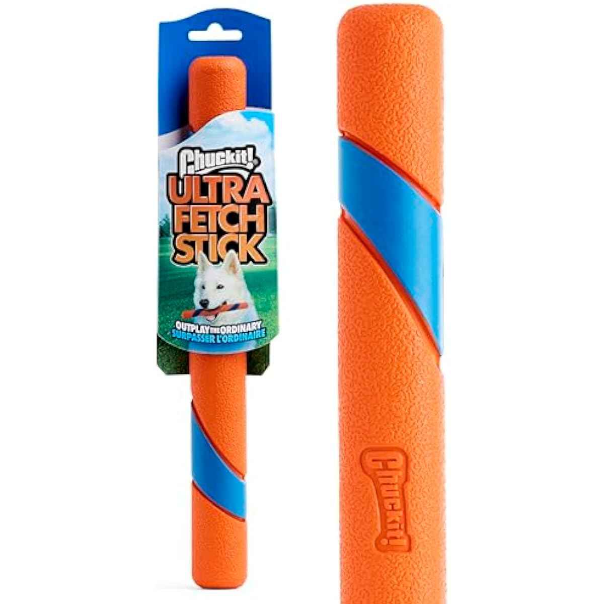 Chuckit! Interactive Dog Toy Ultra Fetch Stick - 12 Inch Outdoor Dog Toy for All Breed Sizes