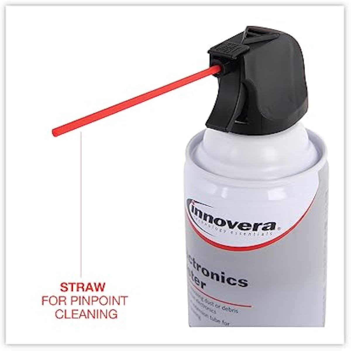 Innovera Compressed Air Duster Cleaner, 10 oz Can, 6/Pack