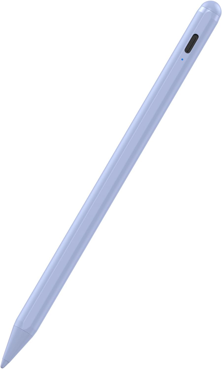 stylus pen for 6th-11th gen ipads, 2x fast charge active pencil compatible with 2018-2025 apple devices - white