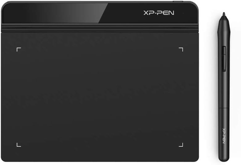 xppen starg640 6x4 inch digital art tablet battery-free stylus pen mac windows chromebook