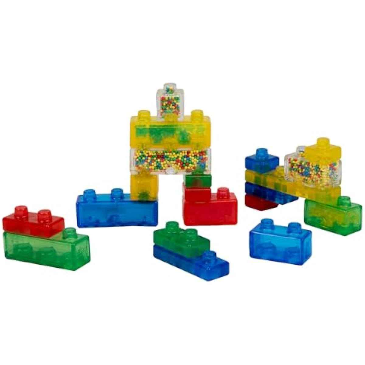Goliath Jelly Blox Creative Kit | Includes 20 Blocks | Toddler & Preschool Building Blocks Kids Can Squeeze, Stretch, Squish | MESH ACCREDITED | Safety Tested & Ouch-Free | Sensory Play Toy Ages 2+