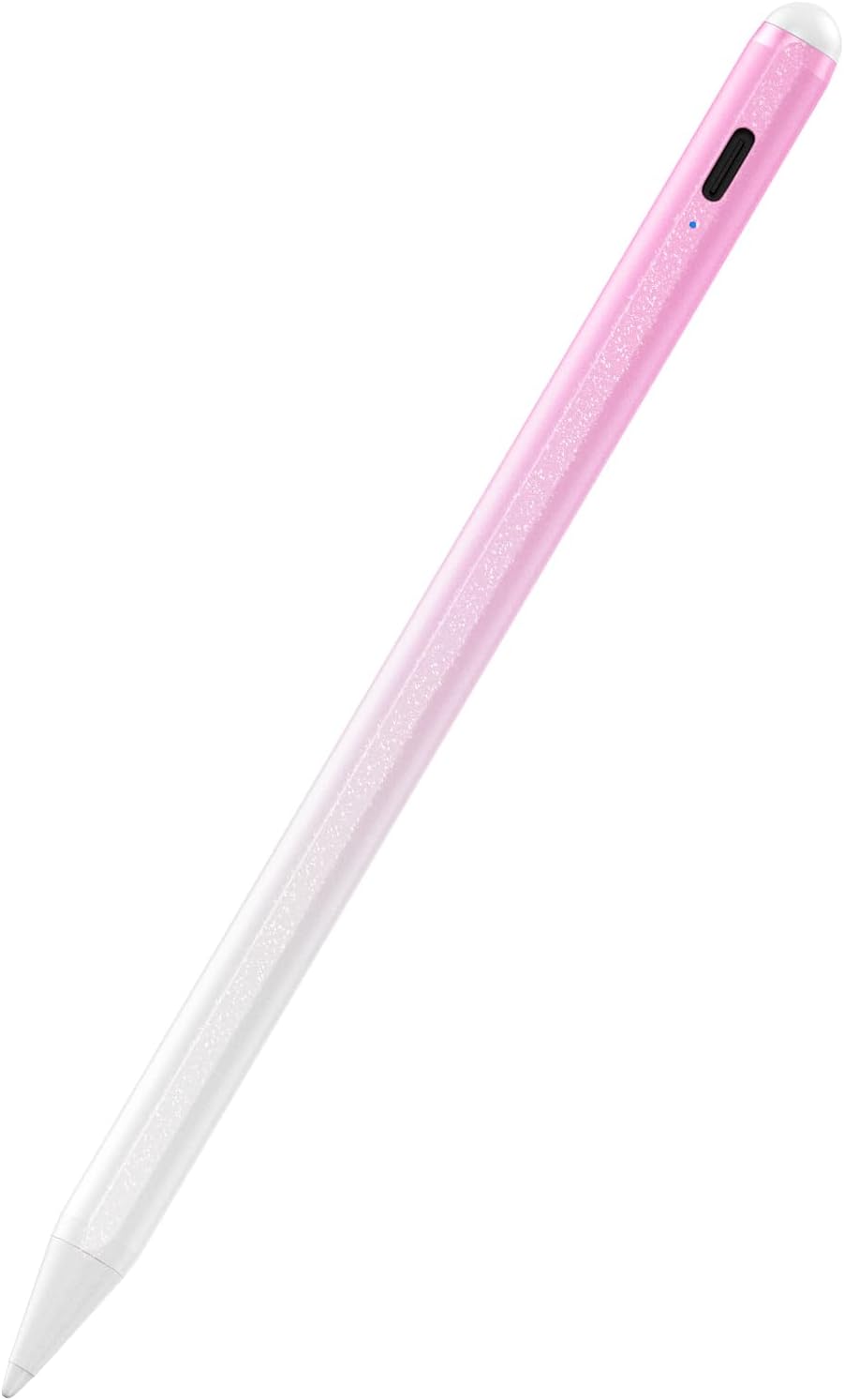 stylus pen for 6th-11th gen ipads, 2x fast charge active pencil compatible with 2018-2025 apple devices - white