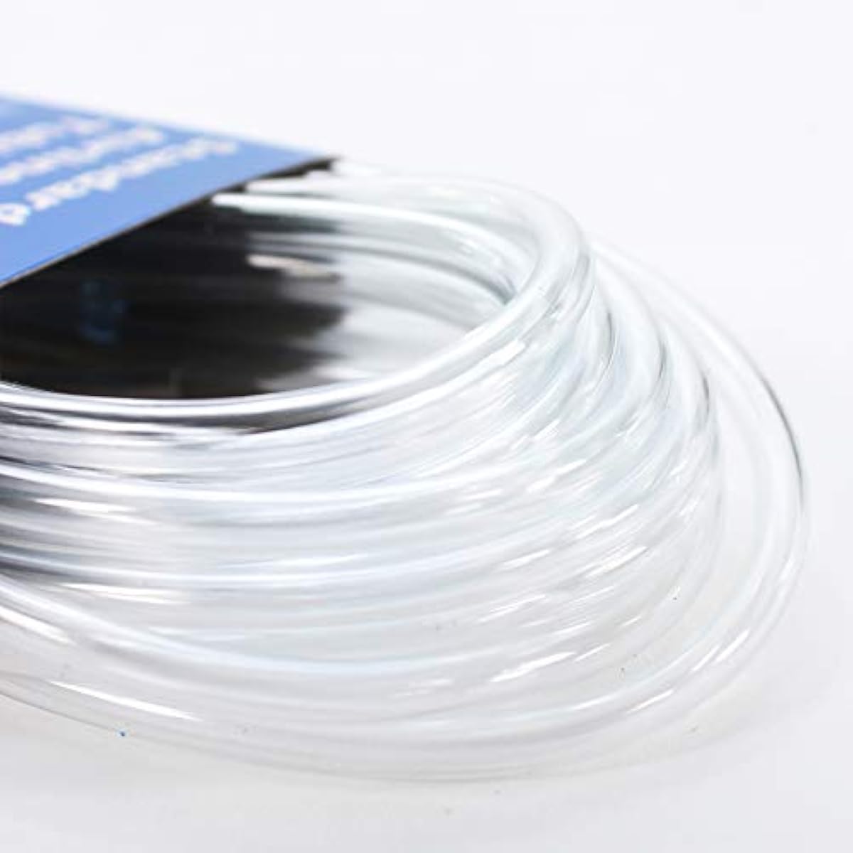 Penn-Plax clear and flexible 3/16" airline tubing for aquariums, 25 feet, safe for freshwater and saltwater fish tanks
