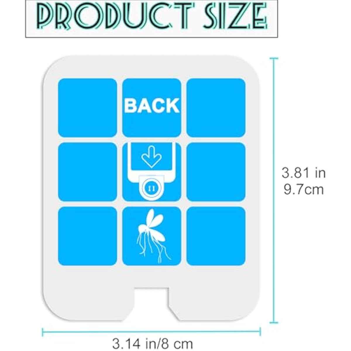 32 Pack Refill Glue Cards, Saferr Home Fly Trap Refill Compatible with Saferr Home SH502, S23005-06 and Dynatrap DT3005W Dot Indoor Fly Trap Plug-in Insect Trap Replacement Mosquito Sticky Glue Boards