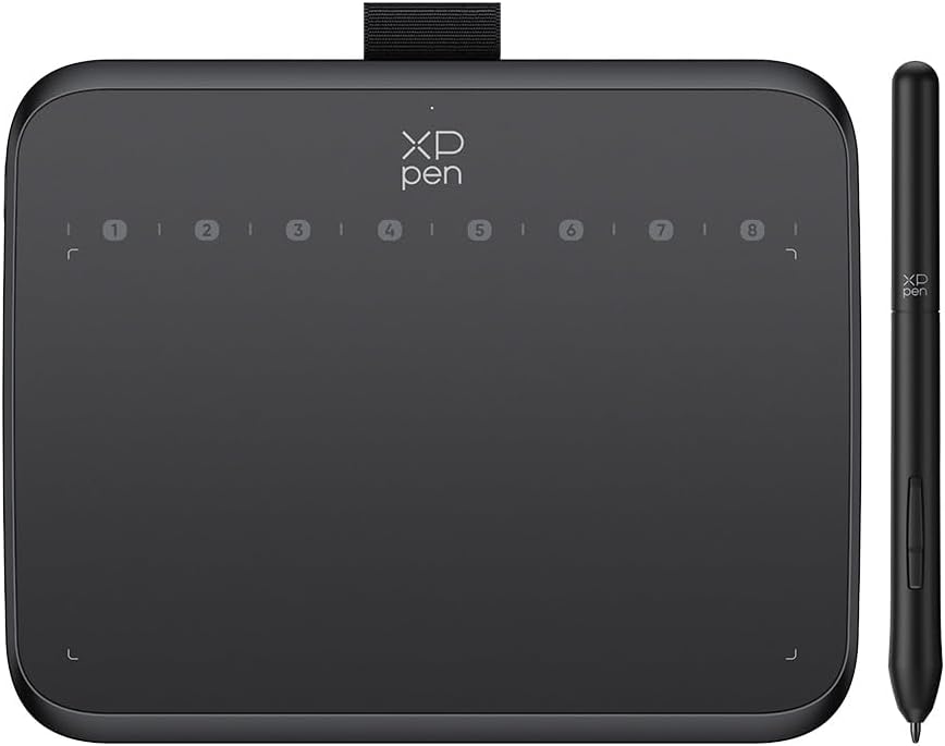 xppen starg640 6x4 inch digital art tablet battery-free stylus pen mac windows chromebook