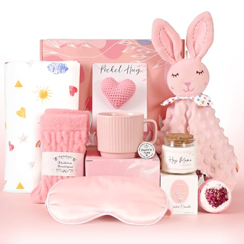YHRJWN New Mom Gifts, 10 Pcs New Mom Care Package After Baby & After Birth, Postpartum Gifts for Mom, Pregnancy Gift for Expecting Mom, First Time Mothers Day Birthday Gift Set
