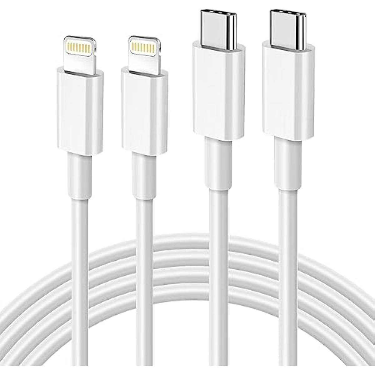 apple mfi certified 3ft usb c to lightning cable 2pack fast charging compatible iphone 14 13 12