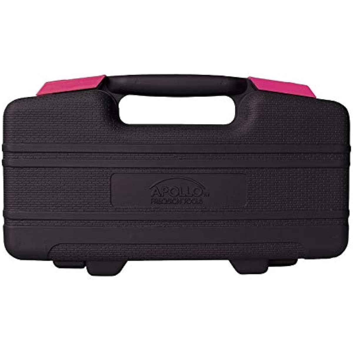Apollo Tools Original 39 Piece General Household Tool Set in Toolbox Storage Case with Essential Hand Tools for Everyday Home Repairs, DIY and Crafts - Pink Ribbon - Pink - DT9706P