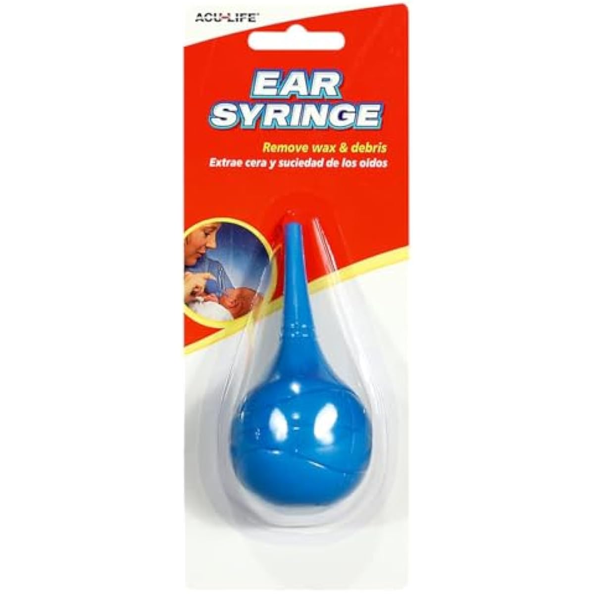 EZY DOSE Earwax Removal Syringe, Safe & Gentle Ear Cleaner for Baby, Children & Adults, Easy-to-Use Soft Rubber Bulb, Effective Ear Care Tool for Wax Removal and Debris, Perfect for Home Use & Travel