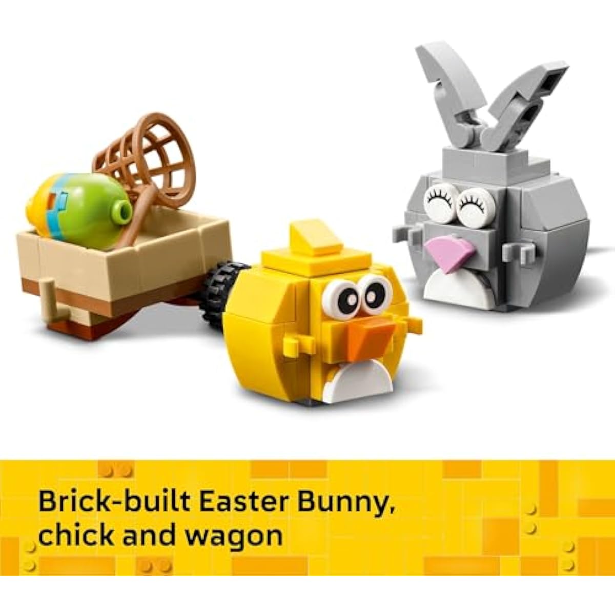 LEGO Easter Bunny and Chick Egg Hunt Building Toy for Girls & Boys - Springtime Playset for Kids, Ages 8+ - Basket Stuffer or Gift Idea for Easter - 40808