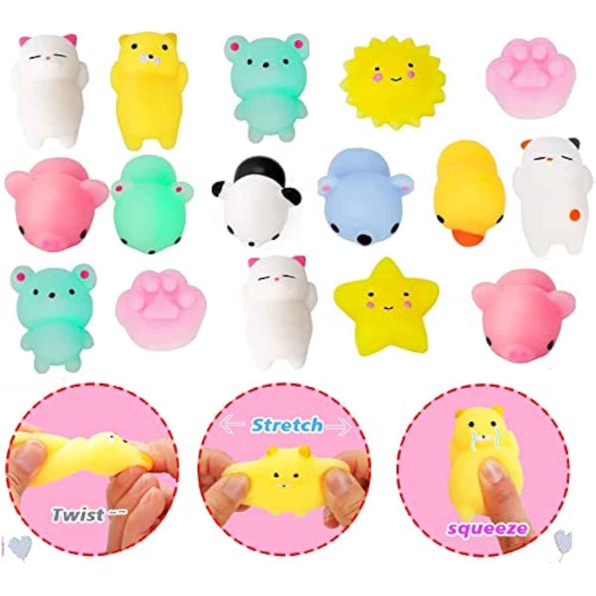 126 Pcs Pop Party Favors for Kids, Treasure Box Toys for Classroom Prizes, Pinata Stuffers, Goodie Bag Filler, Treasure Chest, Carnival Bulk Small Toys, Easter Basket Egg Fillers