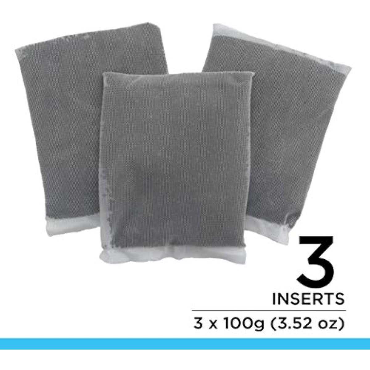 Fluval premium bituminous carbon filter media for aquariums, 3-count 100-gram nylon bags, pack of 1