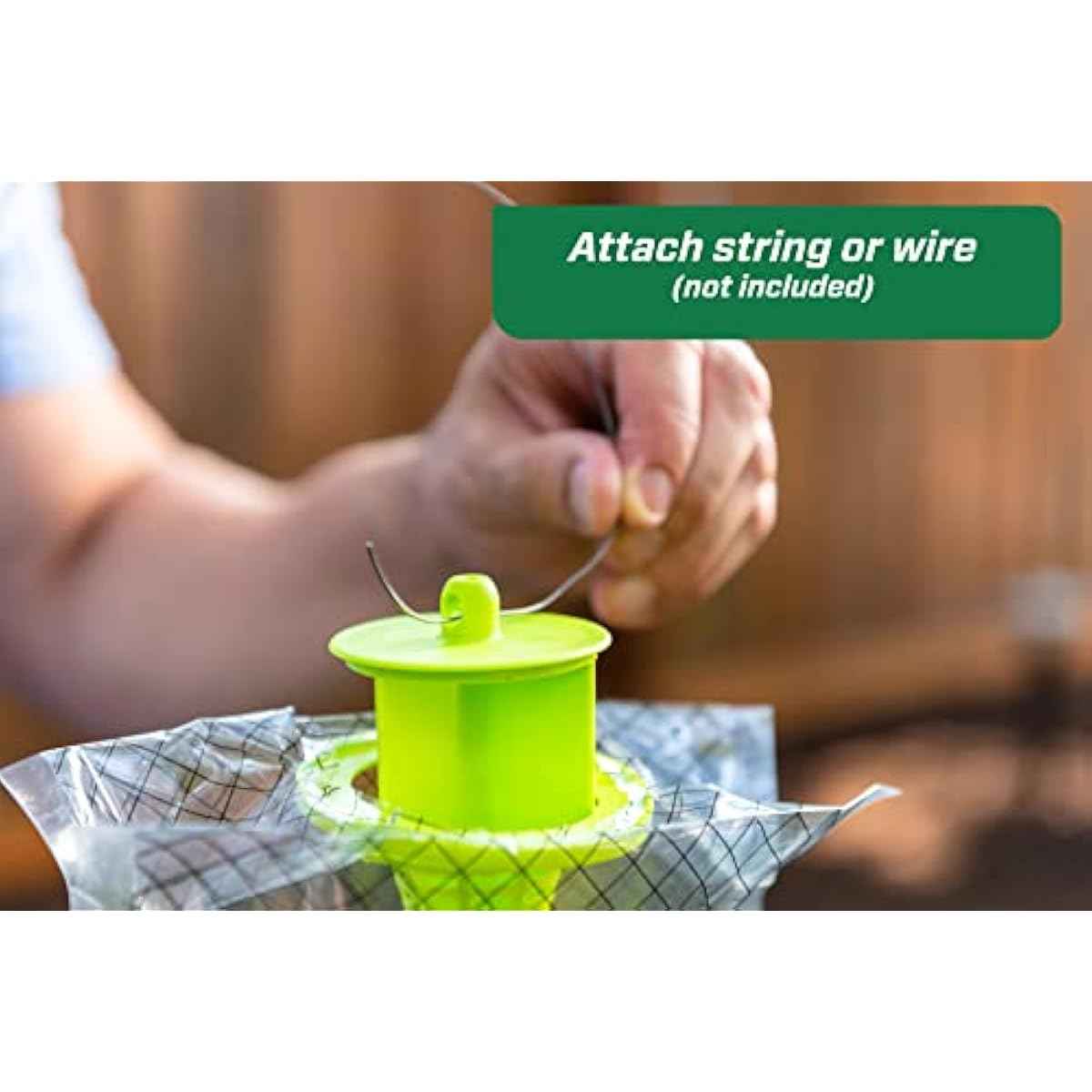 RESCUE! Outdoor Disposable Hanging Fly Trap - 2 Traps