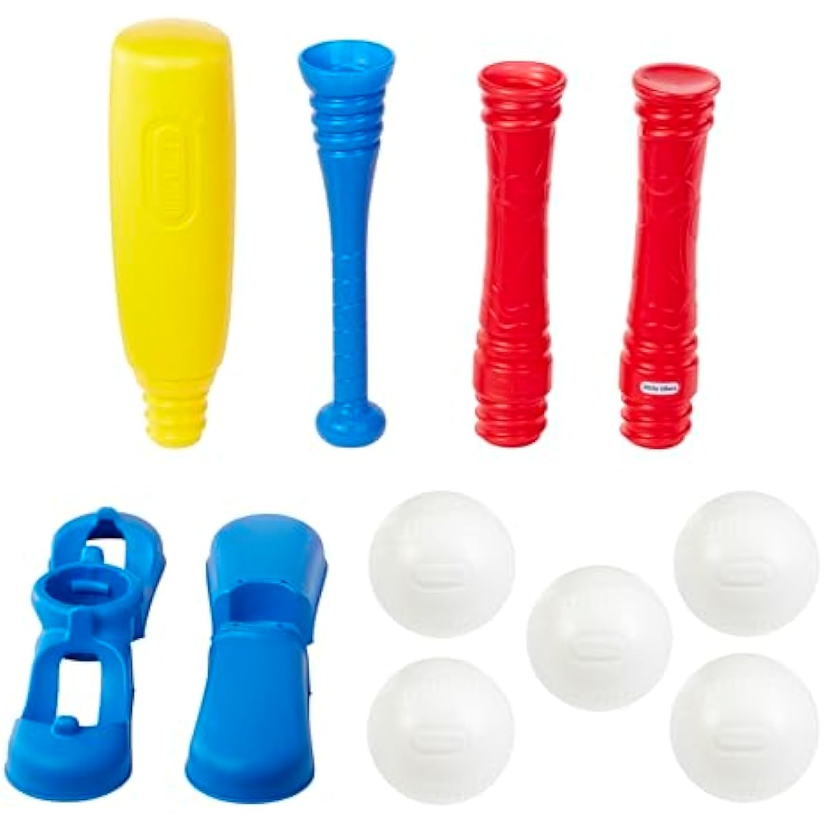little tikes t-ball set, red, adjustable, 5 plastic balls for toddlers ages 18+ months