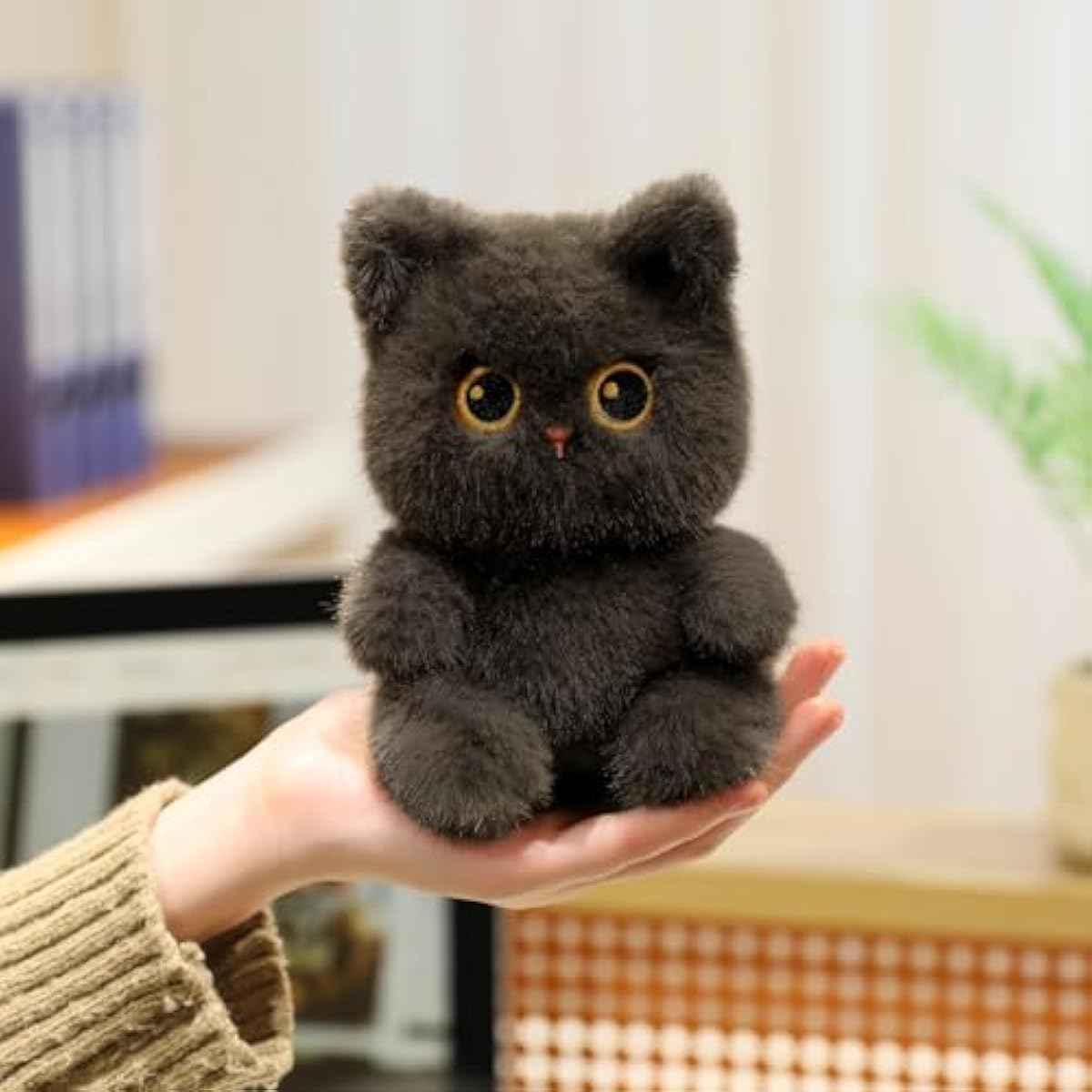 Ditucu Cat Stuffed Animals Cute Soft Plush Dolls Small Plushies Toys Gifts for Kids Grey 6 inch