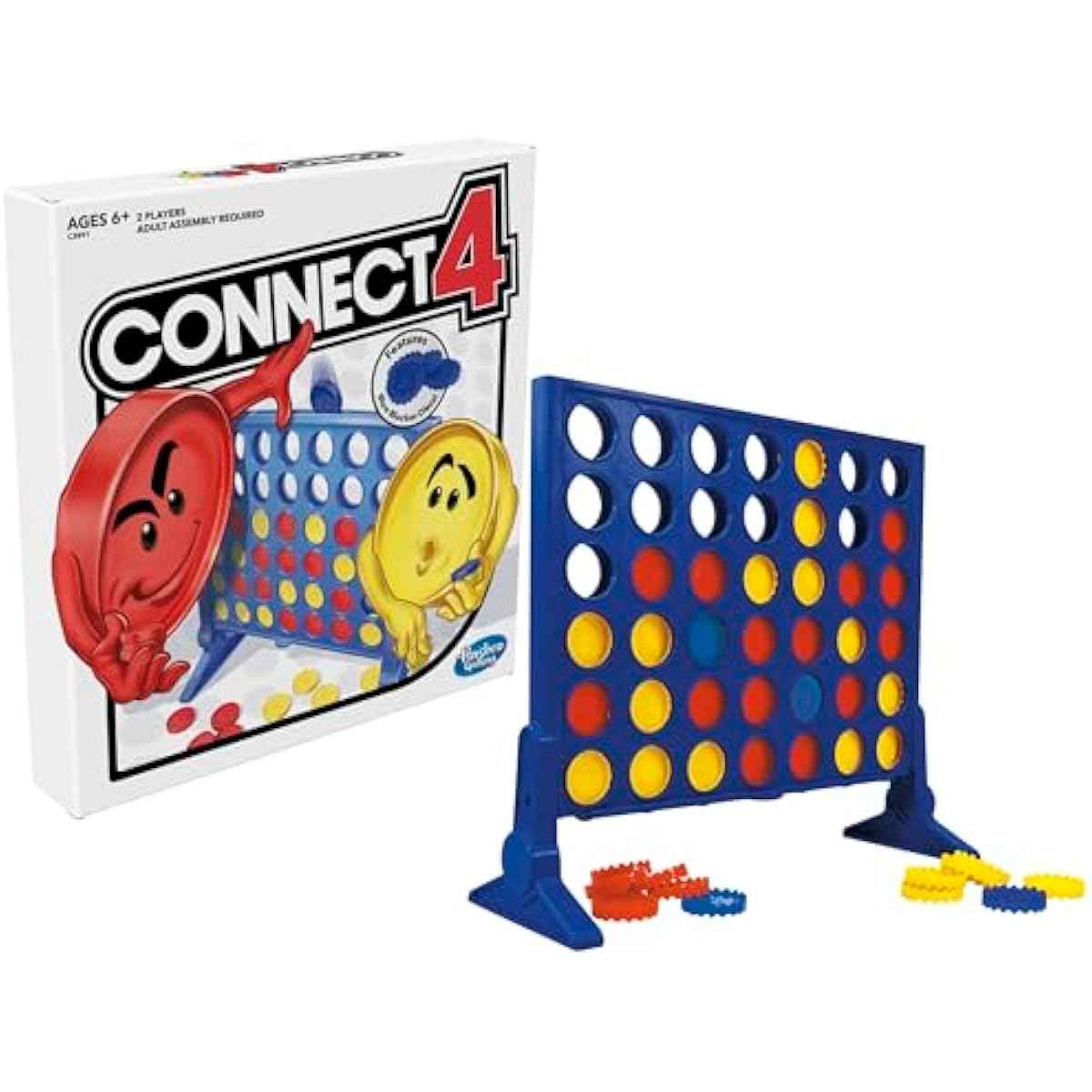 Hasbro Gaming Connect 4 Strategy Board Game for Ages 6 and Up (Amazon Exclusive)