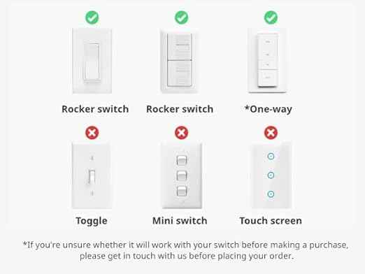 SwitchBot Smart Switch Button Pusher - Bluetooth Fingerbot for Rocker Switch/One-Way Button, Automatic Light Switch, Timer and APP Control, Works with Alexa When Paired with SwitchBot Hub (Black)