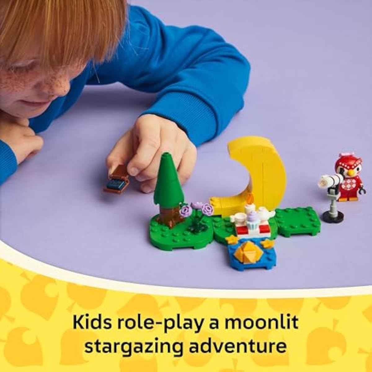 LEGO Animal Crossing Stargazing with Celeste Building Toy - Animal Crossing Toy Figure and Playset for Kids, Girls & Boys, Ages 6+ - Pretend Play Gift Idea for Birthdays - 77053