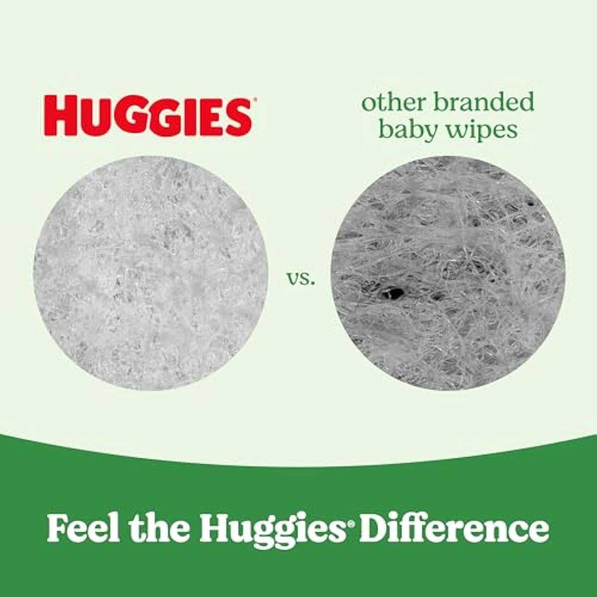 Huggies unscented baby wipes, 99% purified water, 56-count, 1 flip-top pack, hypoallergenic, fragrance free