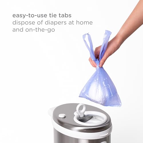 Ubbi Lavender Scented Disposable Diaper Sacks, Easy-To-Tie Tabs, 200 Count