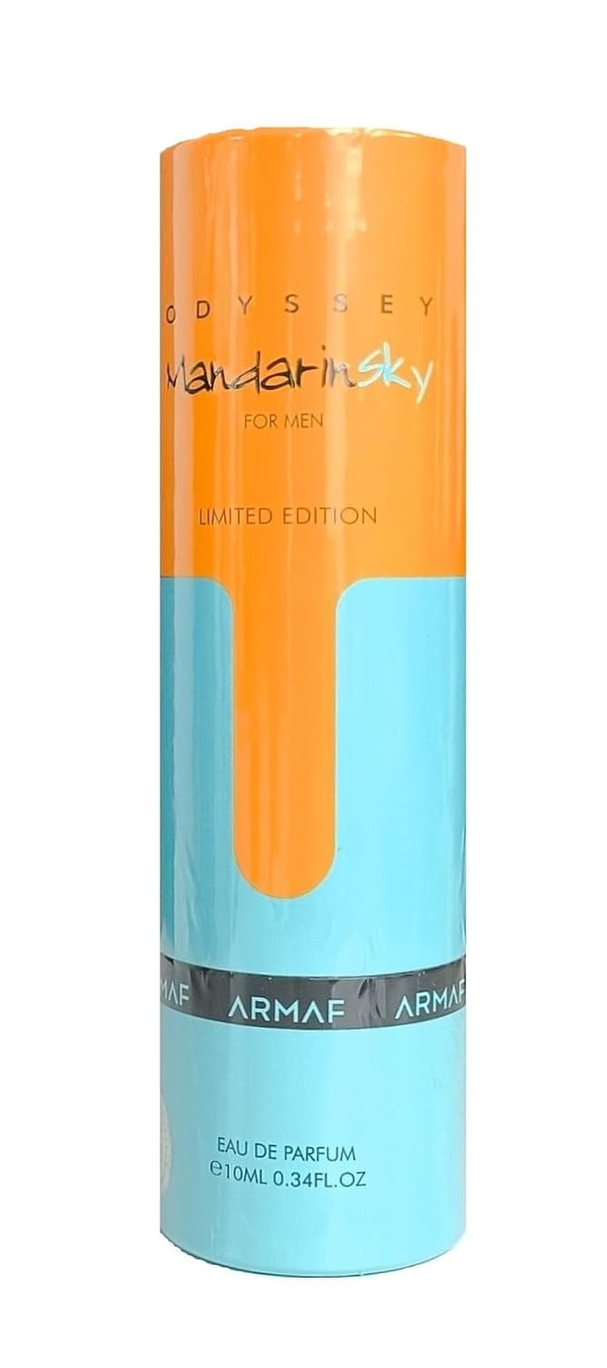 Armaf Odyssey Mandarinsky Limited Edition Eau De Parfum Spray 3.4 oz for Men Long-lasting Fragrance