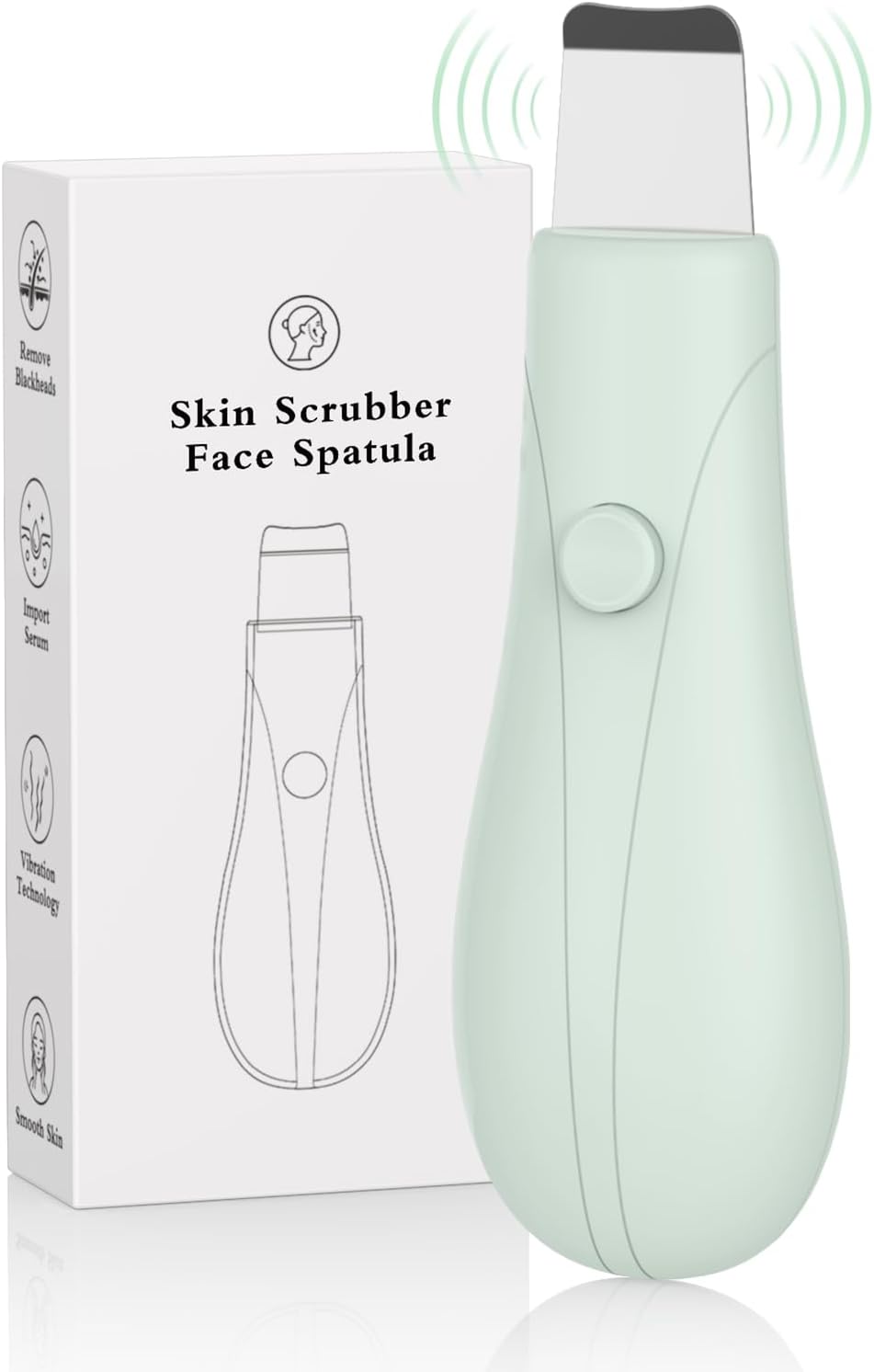 Blackhead remover tool for face and nose, skin scrubber spatula deep pore cleaner, daily skin care for men and women