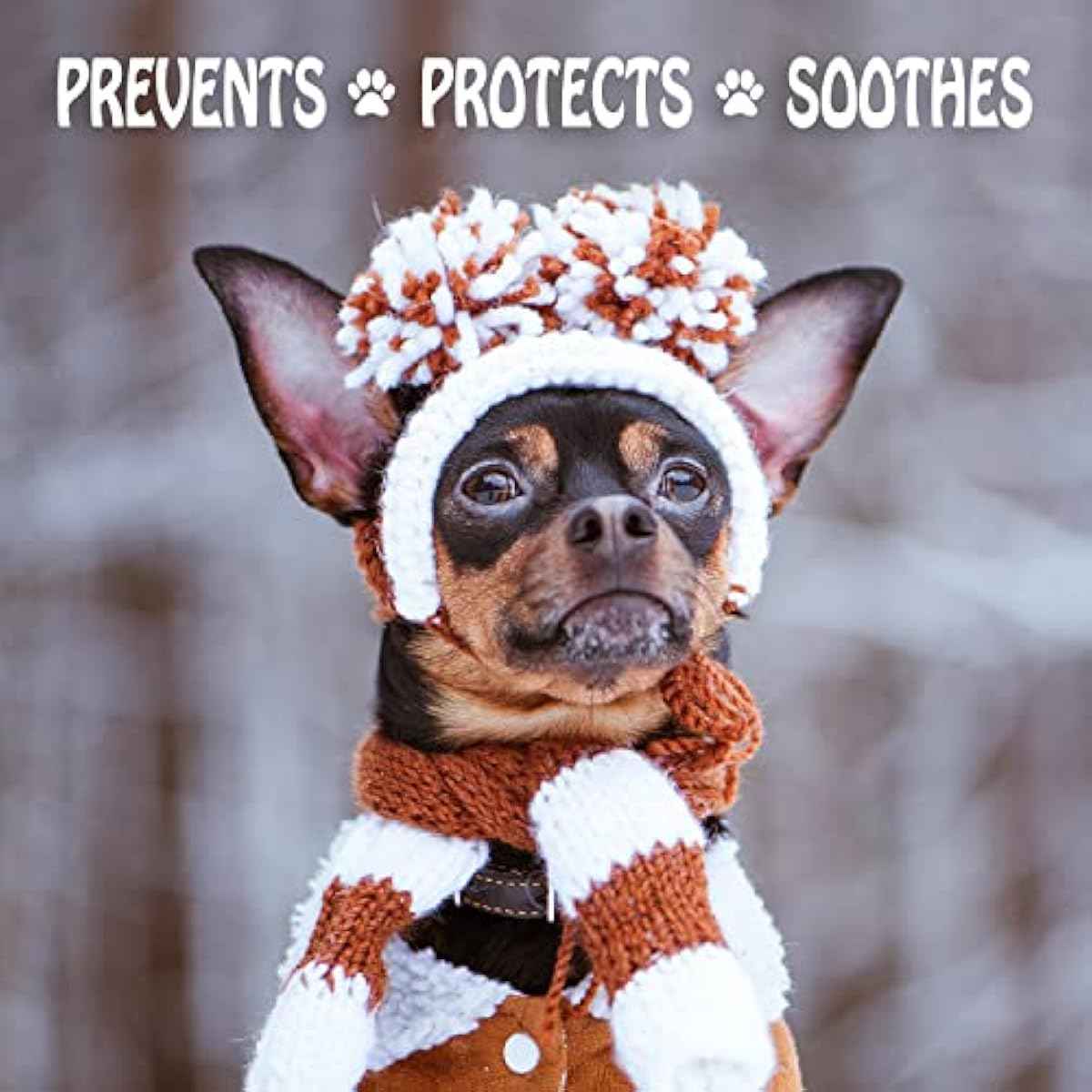 Musher's Secret Dog Paw Wax 60g – Moisturizing Dog Paw Balm – Helps Protect & Heals Cracked Paws – Creates an Invisible Paw Protectors Barrier – All-Natural Nose & Paw Balm with Vitamin E