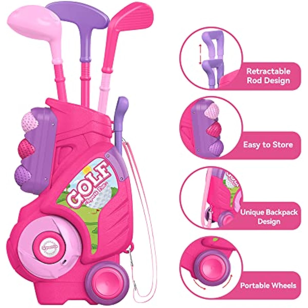 liberry-toddler-golf-set-upgraded-kids-golf-cart-unique-shoulder-strap-design-indoor-outdoor-golf-toys